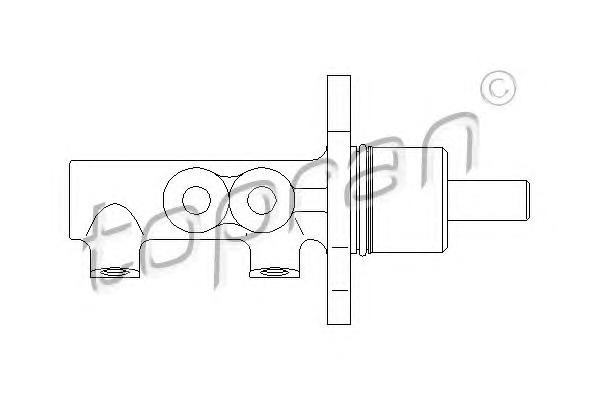 Главный тормозной цилиндр TOPRAN