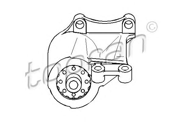 Подвеска, ступенчатая коробка передач TOPRAN