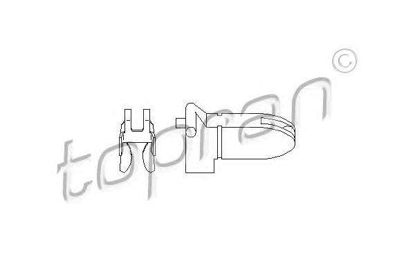 Трос, управление сцеплением TOPRAN