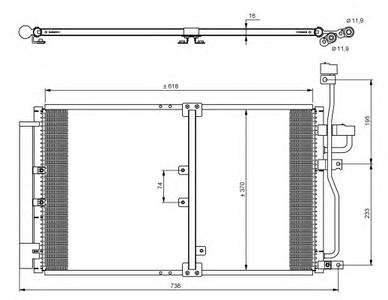 Конденсатор, кондиционер NRF 35797