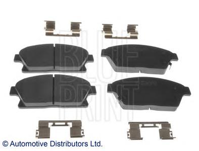 Комплект тормозных колодок, дисковый тормоз BLUE PRINT ADG042122