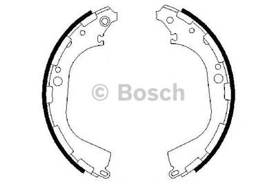 Комплект тормозных колодок BOSCH 0986487464