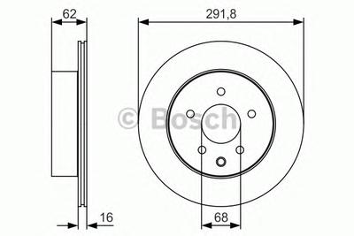 Тормозной диск BOSCH 0986479S31