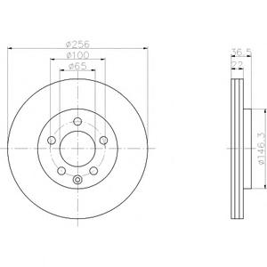 Тормозной диск TEXTAR 98200082201