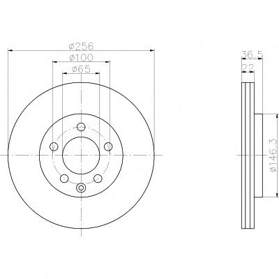 Тормозной диск TEXTAR