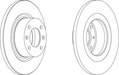 Тормозной диск FERODO DDF1157