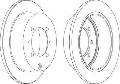 Тормозной диск FERODO DDF1141