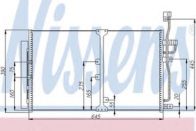 Конденсатор, кондиционер NISSENS 94977