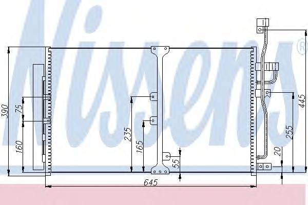 Конденсатор, кондиционер NISSENS
