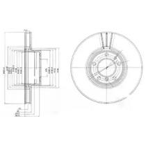 Тормозной диск DELPHI