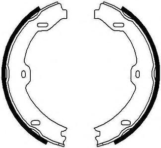 Комплект тормозных колодок, стояночная тормозная система FERODO FSB669
