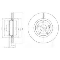 Тормозной диск DELPHI BG4113