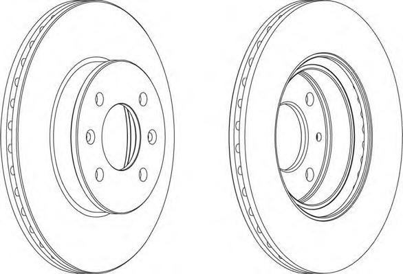 Тормозной диск FERODO
