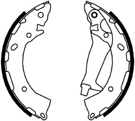 Комплект тормозных колодок FERODO