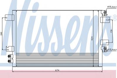 Конденсатор, кондиционер NISSENS 940151