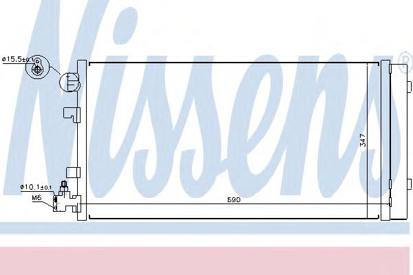 Конденсатор, кондиционер NISSENS