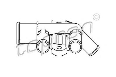 Фланец охлаждающей жидкости TOPRAN 721985