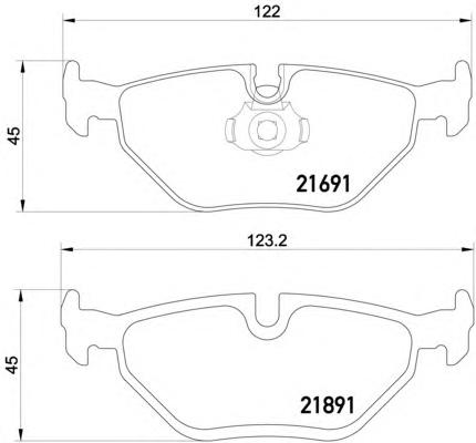 Комплект тормозных колодок, дисковый тормоз TEXTAR