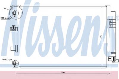 Конденсатор, кондиционер NISSENS 940222