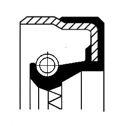 Уплотняющее кольцо, ступица колеса CORTECO