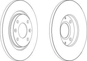 Тормозной диск FERODO