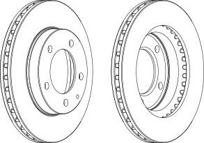 Тормозной диск FERODO