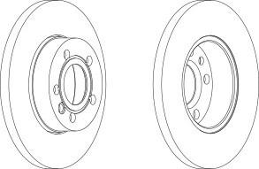 Тормозной диск FERODO