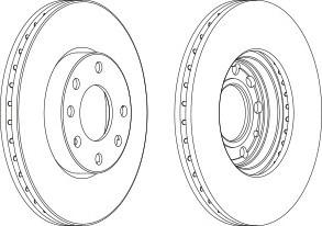 Тормозной диск FERODO