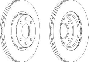 Тормозной диск FERODO