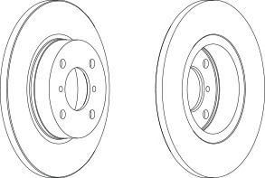Тормозной диск FERODO