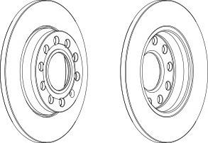 Тормозной диск FERODO