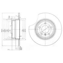 Тормозной диск DELPHI BG3629