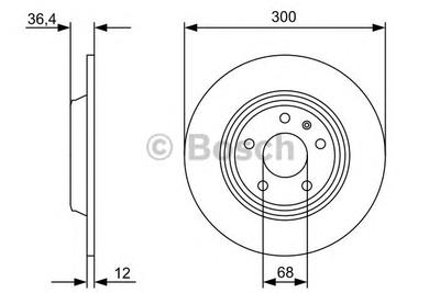 Тормозной диск BOSCH 0986479382