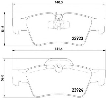 Комплект тормозных колодок, дисковый тормоз TEXTAR