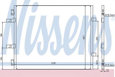 Конденсатор, кондиционер NISSENS 940201