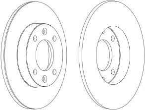 Тормозной диск FERODO