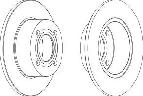 Тормозной диск FERODO