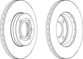 Тормозной диск FERODO