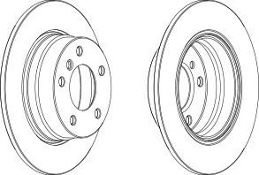 Тормозной диск FERODO