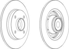 Тормозной диск FERODO
