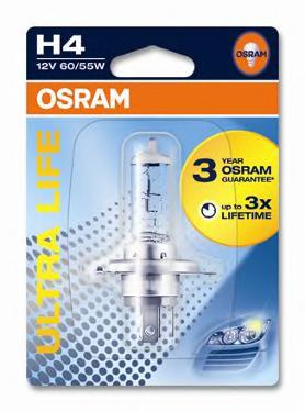 Лампа накаливания, фара дальнего света OSRAM