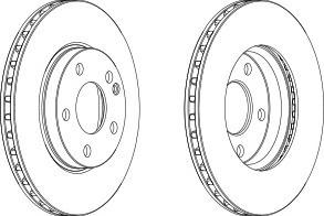 Тормозной диск FERODO