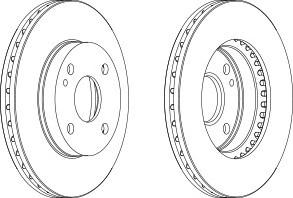 Тормозной диск FERODO