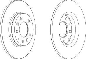 Тормозной диск FERODO