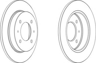 Тормозной диск FERODO DDF1176