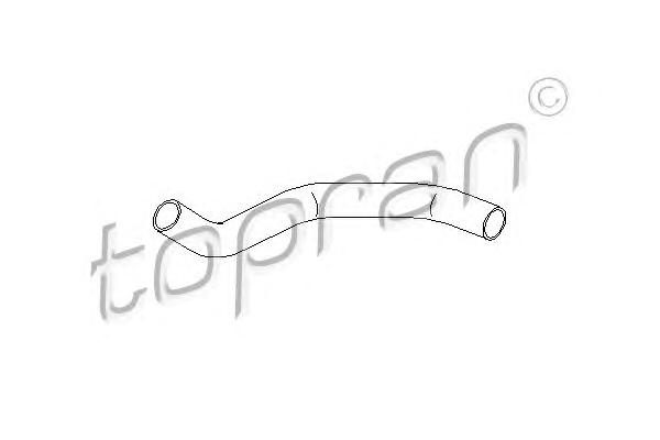 Шланг, вентиляция картера TOPRAN