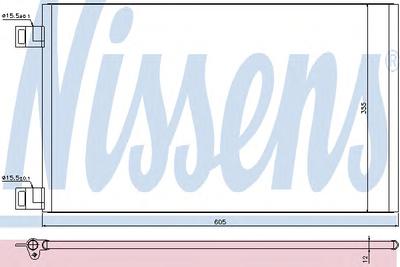 Конденсатор, кондиционер NISSENS 940184