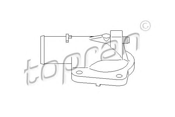 Фланец охлаждающей жидкости TOPRAN