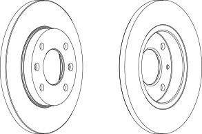 Тормозной диск FERODO