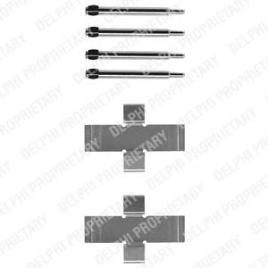 Комплектующие, колодки дискового тормоза DELPHI LX0006